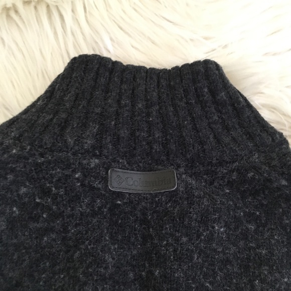 🖤SOLD❤️Columbia Mens Wool Blend 1/2 Zip  Sweater - Picture 5 of 6